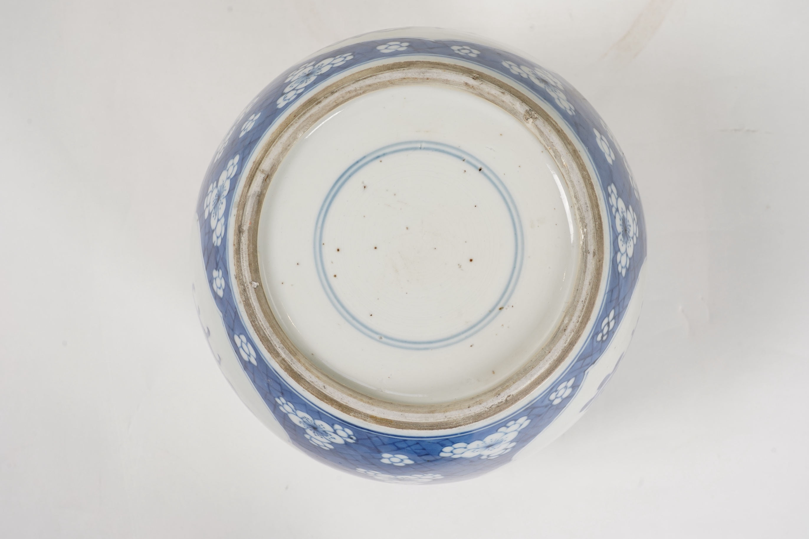 A Chinese blue and white ‘antiques’ jar, Kangxi period (1662-1722)